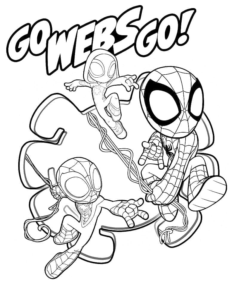 Cool Spidey and His Amazing Friends