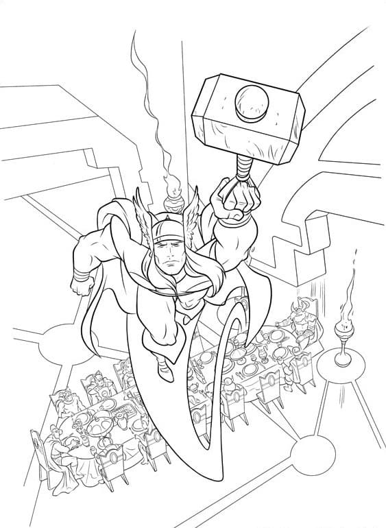 Cool Thor Coloring Game Cool Thor