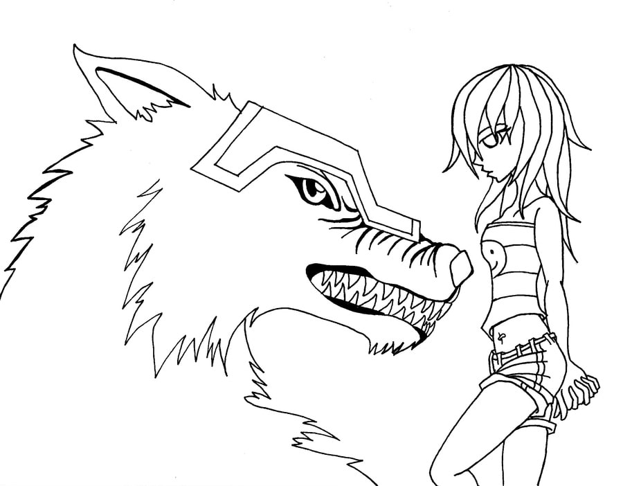 Cool Wolf Girl