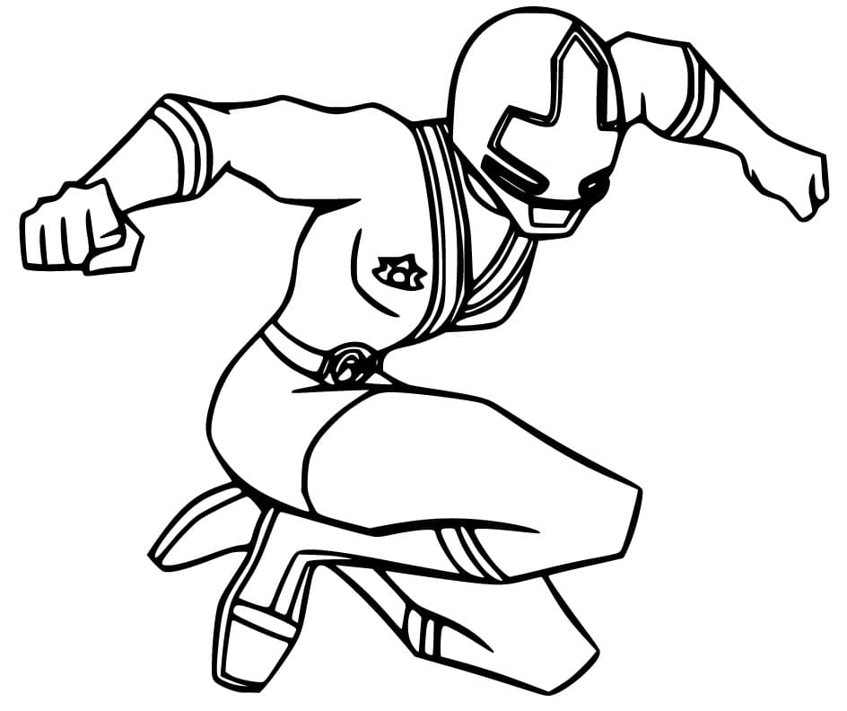 Cool Yellow Samurai Ranger