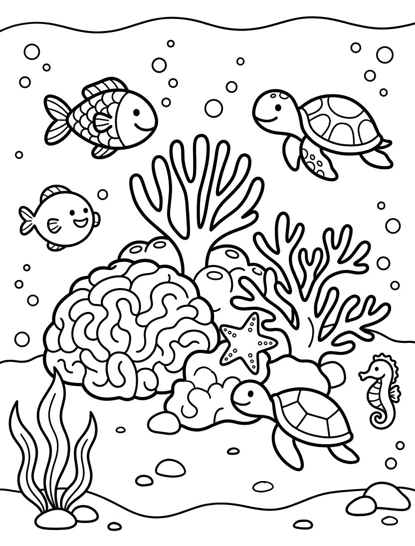 Coral Printable