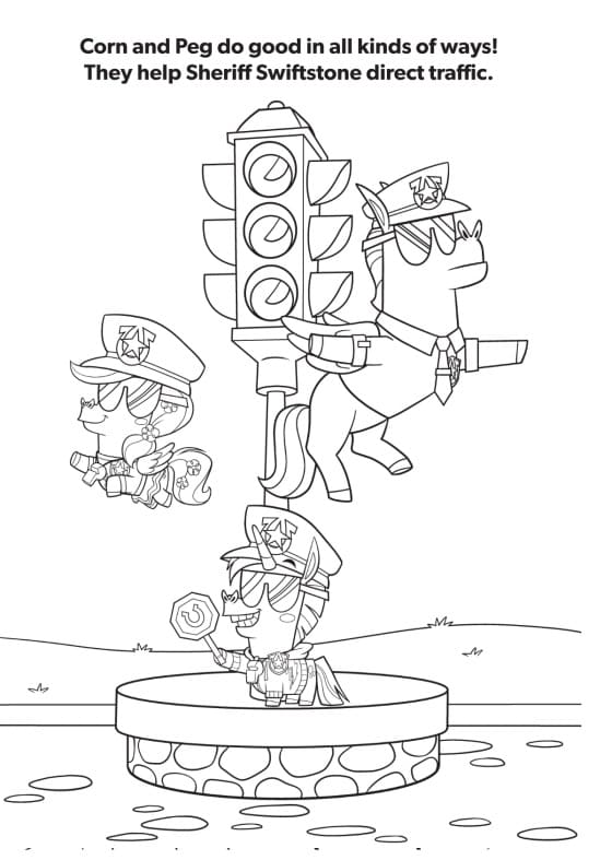 Corn and Peg 2 Coloring Game Corn and Peg 2