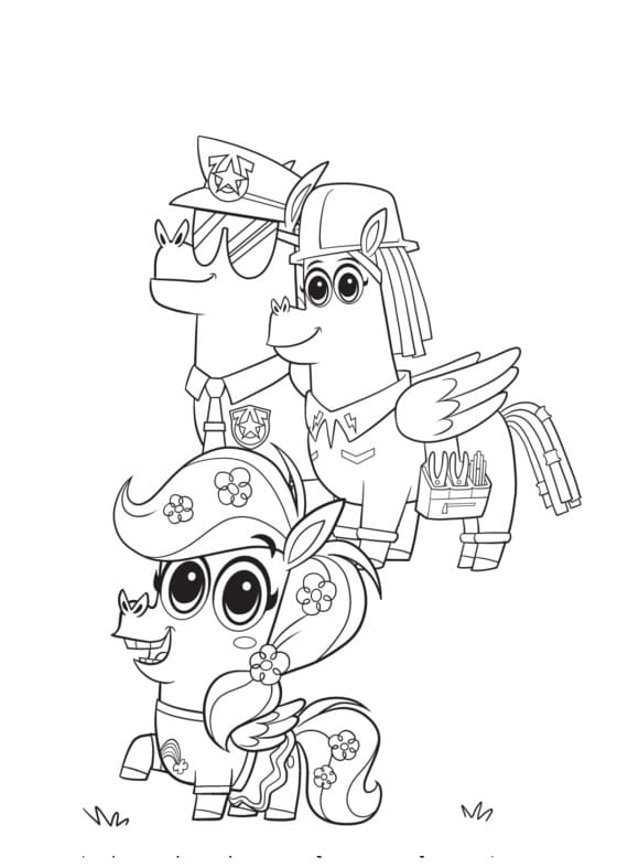 Corn and Peg 7 Coloring Game Corn and Peg 7