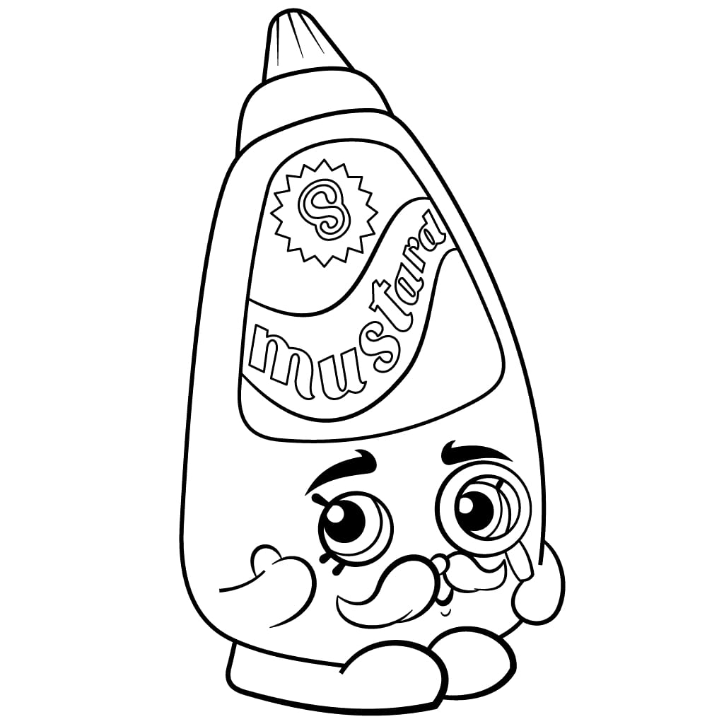 Cornell Mustard Shopkins Coloring Game Cornell Mustard Shopkins