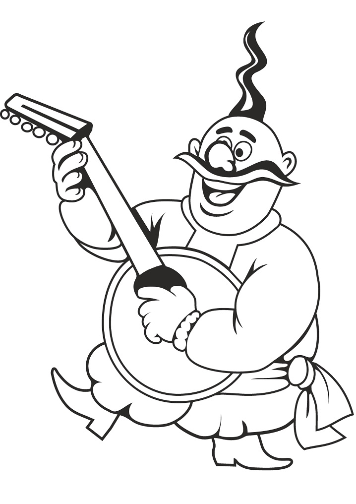 Cossack with Bandura