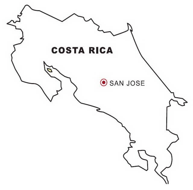 Costa Rica Map 1