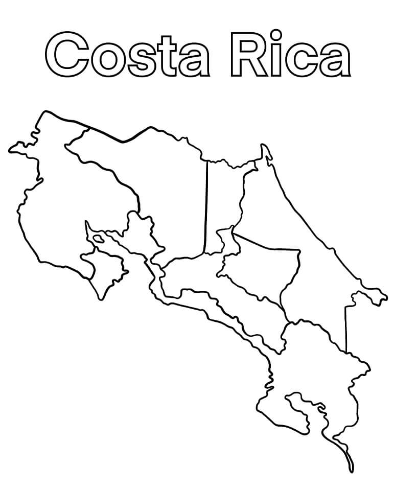 Costa Rica Map