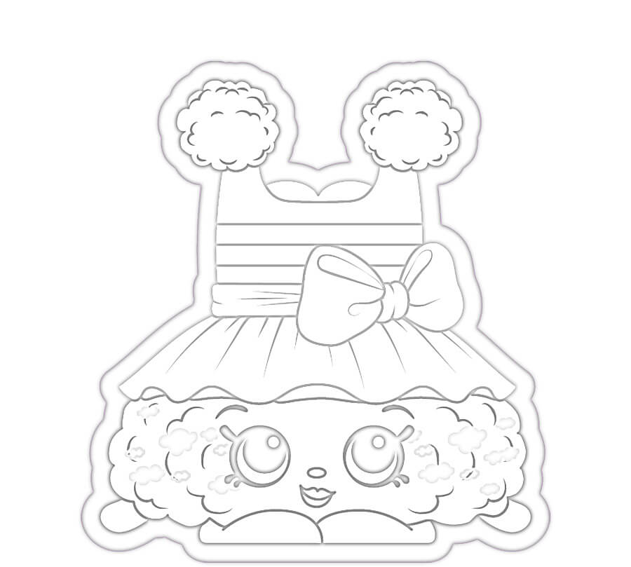 Cotton Candice Dress Shopkin Coloring Game Cotton Candice Dress Shopkin