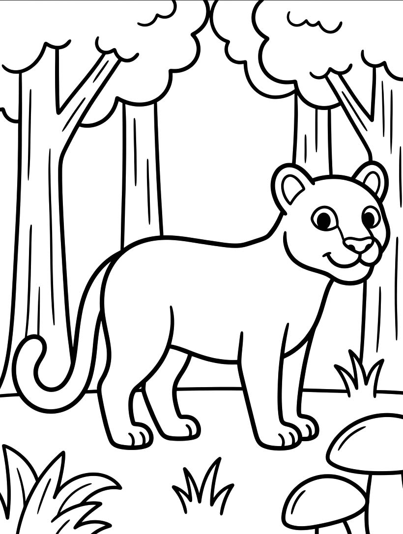 Cougar Free Printable