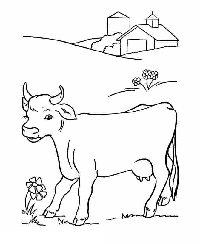 Cow 11 Coloring Game Cow 11