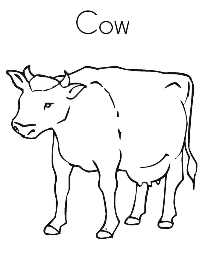 Cow 8 Coloring Game Cow 8