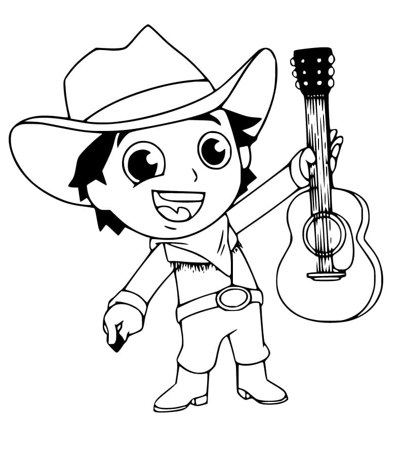 Cowboy Ryan Coloring Game Cowboy Ryan