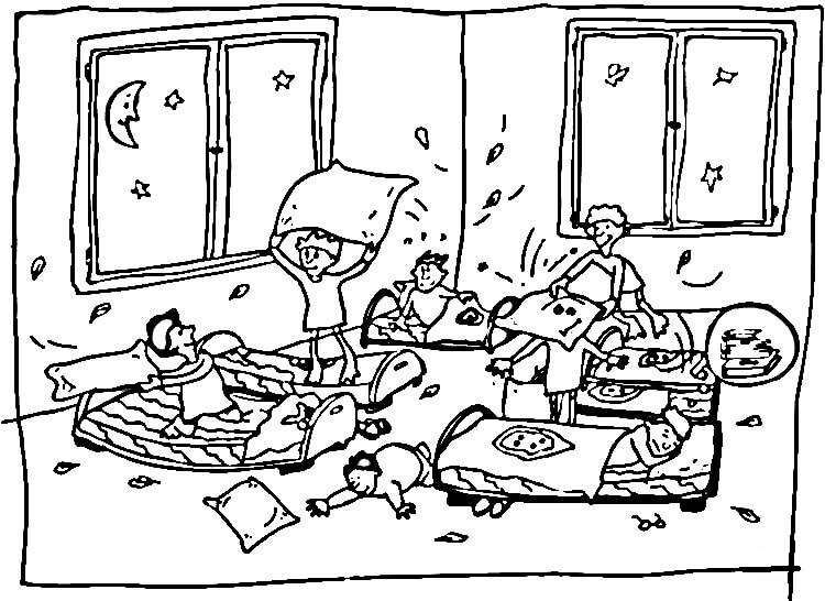 Crazy Kids at Sleepover