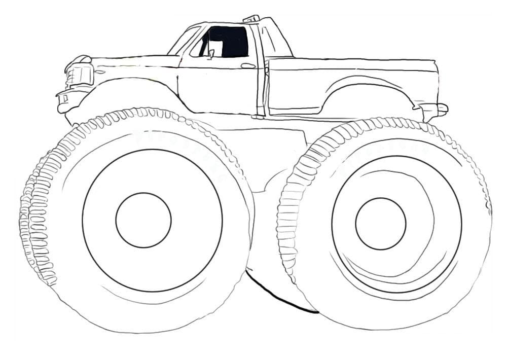 Crazy Monster Truck Coloring Game Crazy Monster Truck