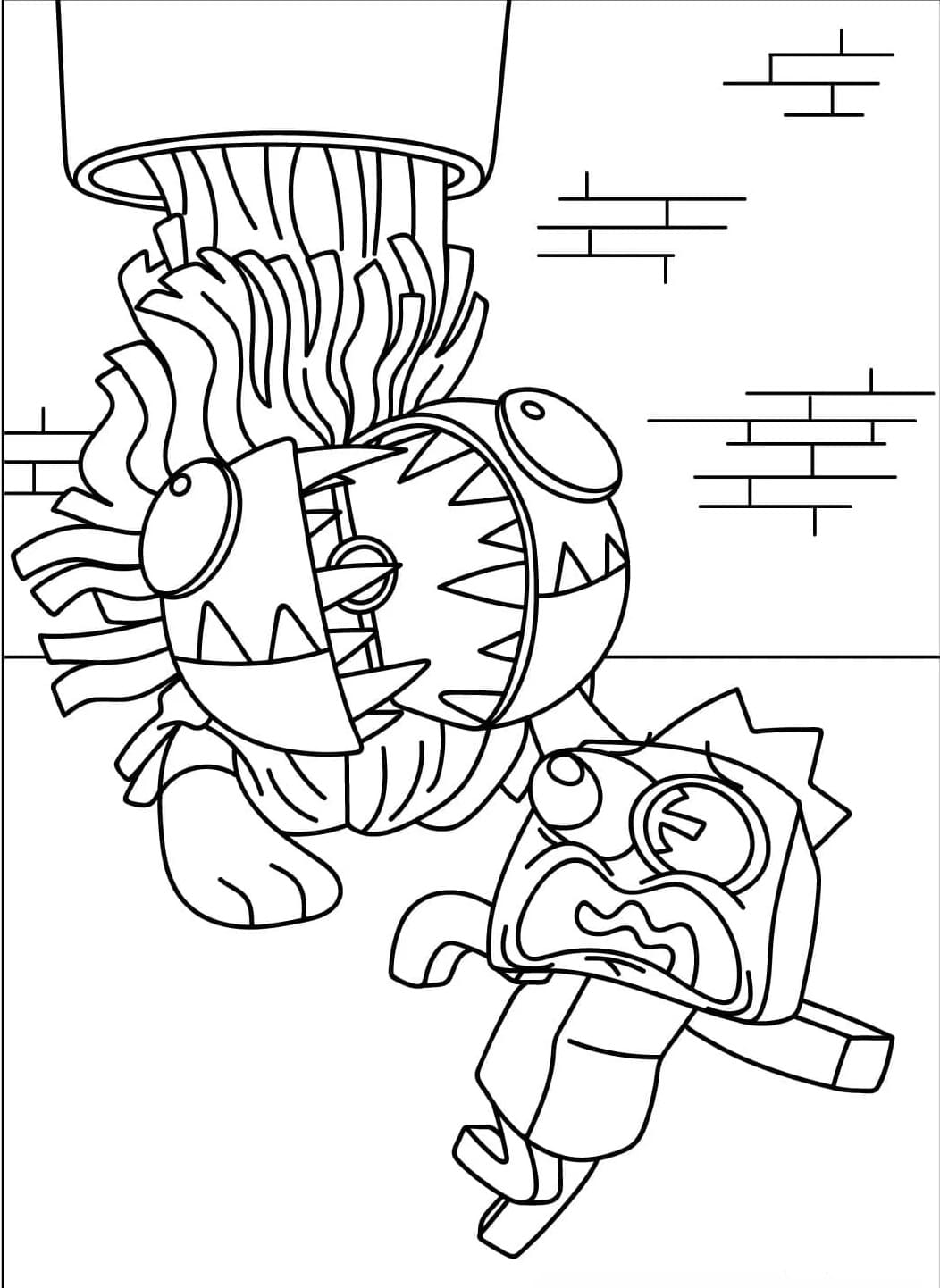 Crazy Yarnaby Coloring Game Crazy Yarnaby