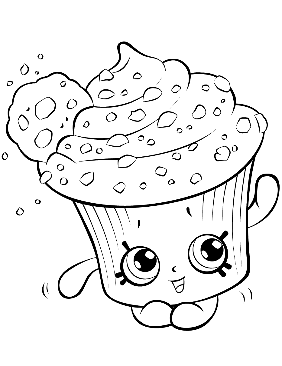 Cream Cake Shopkin Coloring Game Cream Cake Shopkin
