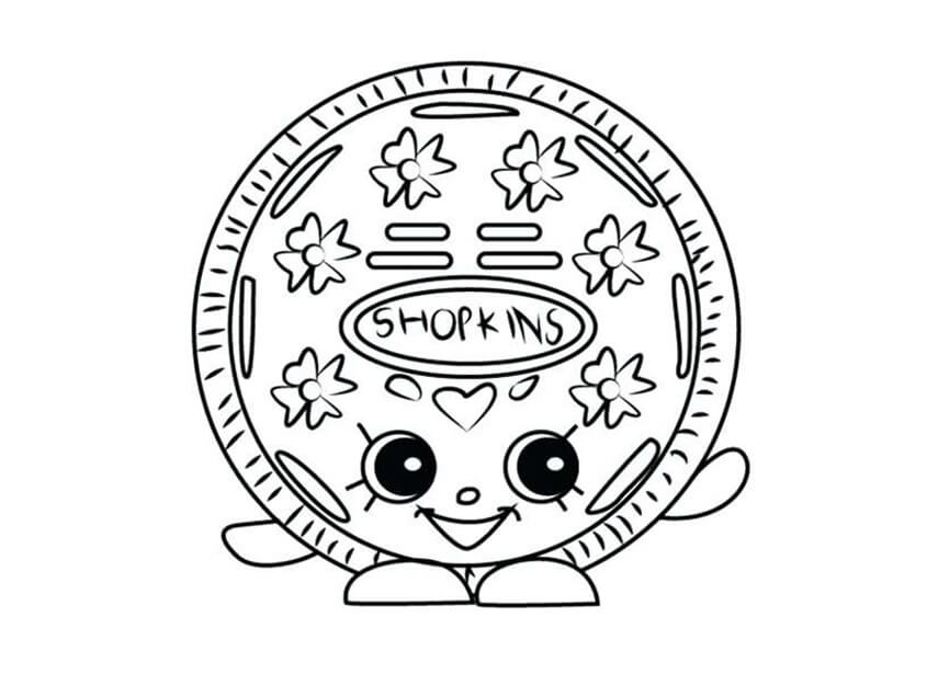 Cream E Cookie Shopkins Coloring Game Cream E Cookie Shopkins