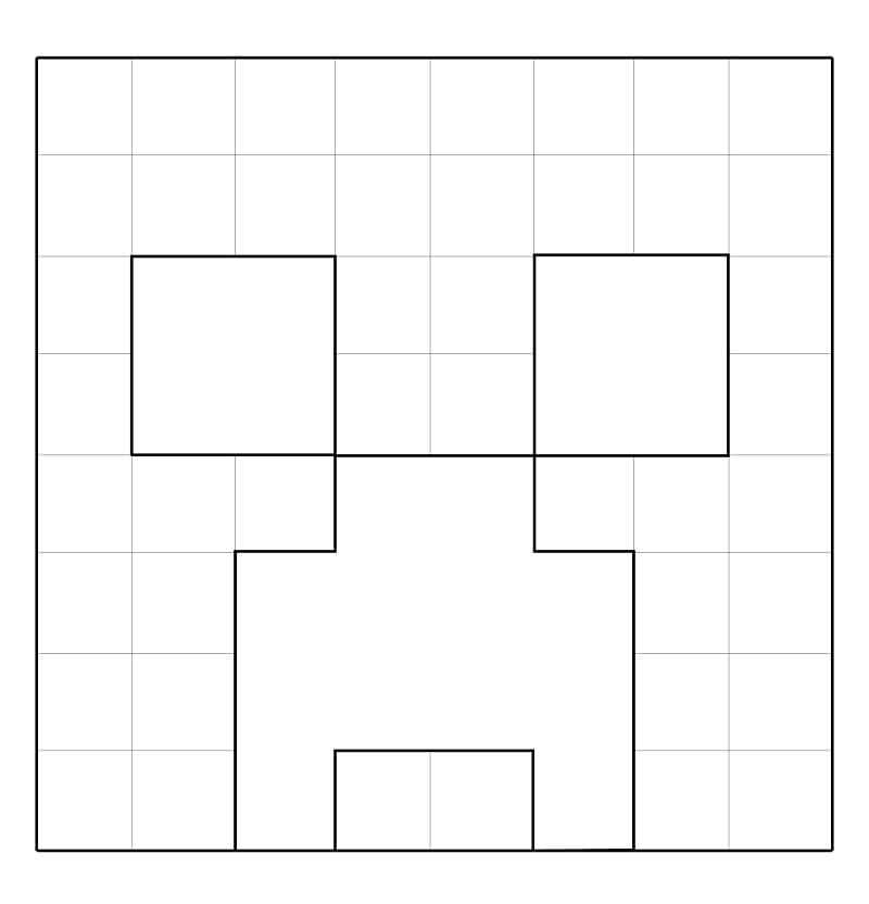 Creeper Head in Minecraft