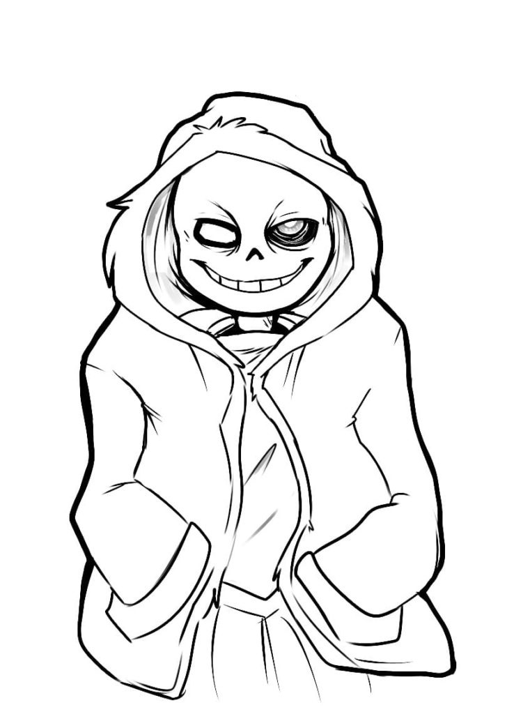 Creppy Sans Coloring Game Creppy Sans