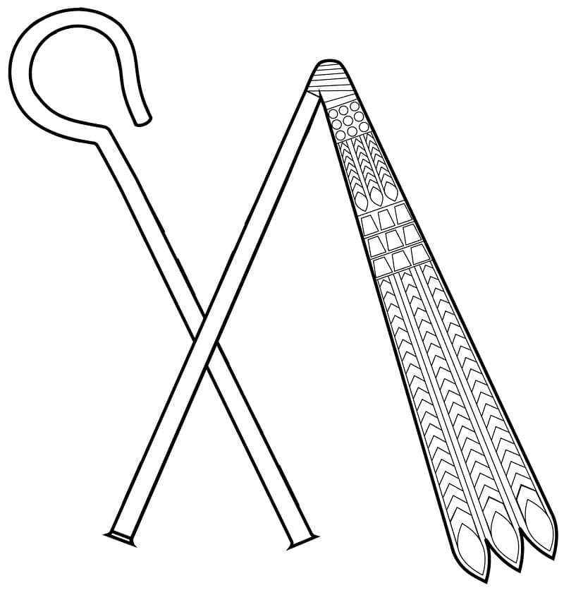 Crook And Flail Coloring Game Crook And Flail