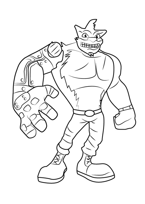 Crash Bandicoot Coloring Games - ColoringGames.Net