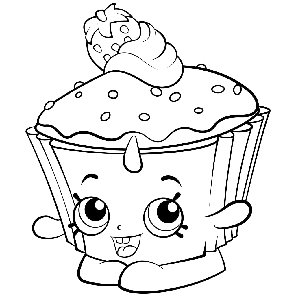 Cupcake Chic Shopkins Coloring Game Cupcake Chic Shopkins