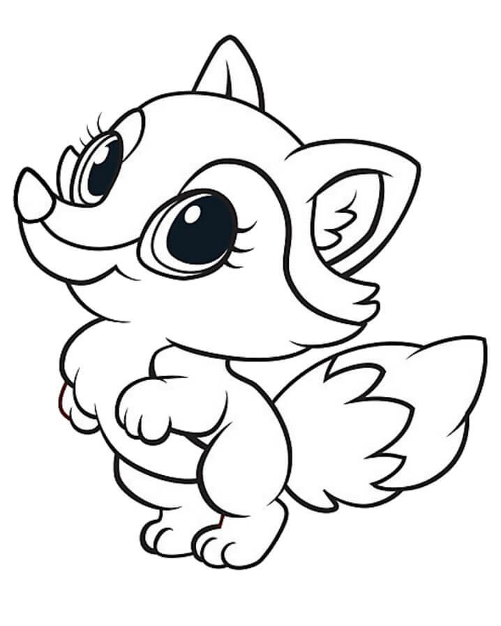 Cute Baby Fox Coloring Game Cute Baby Fox