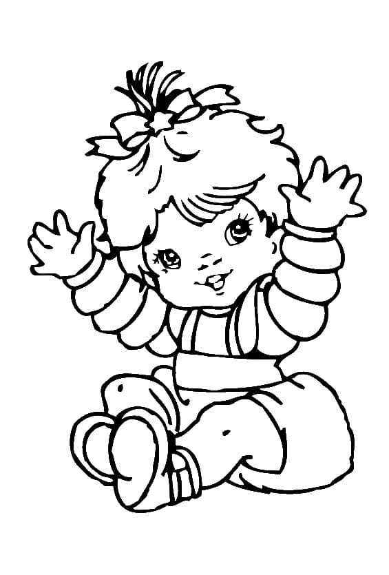 Cute Baby Girl Coloring Game Cute Baby Girl
