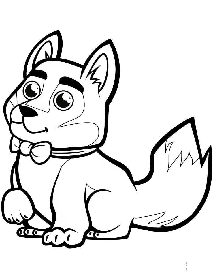 Cute Baby Husky Coloring Game Cute Baby Husky