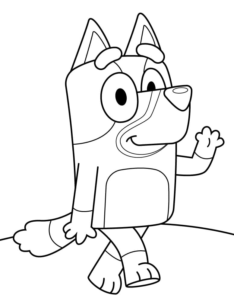 Cute Bluey Coloring Game Cute Bluey