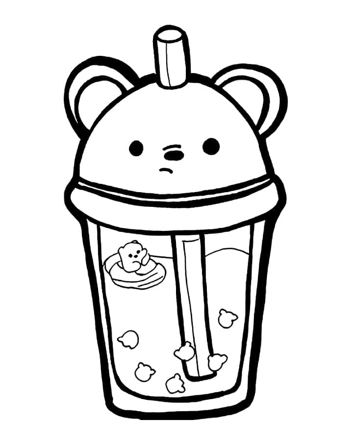 Cute Boba Tea Printable