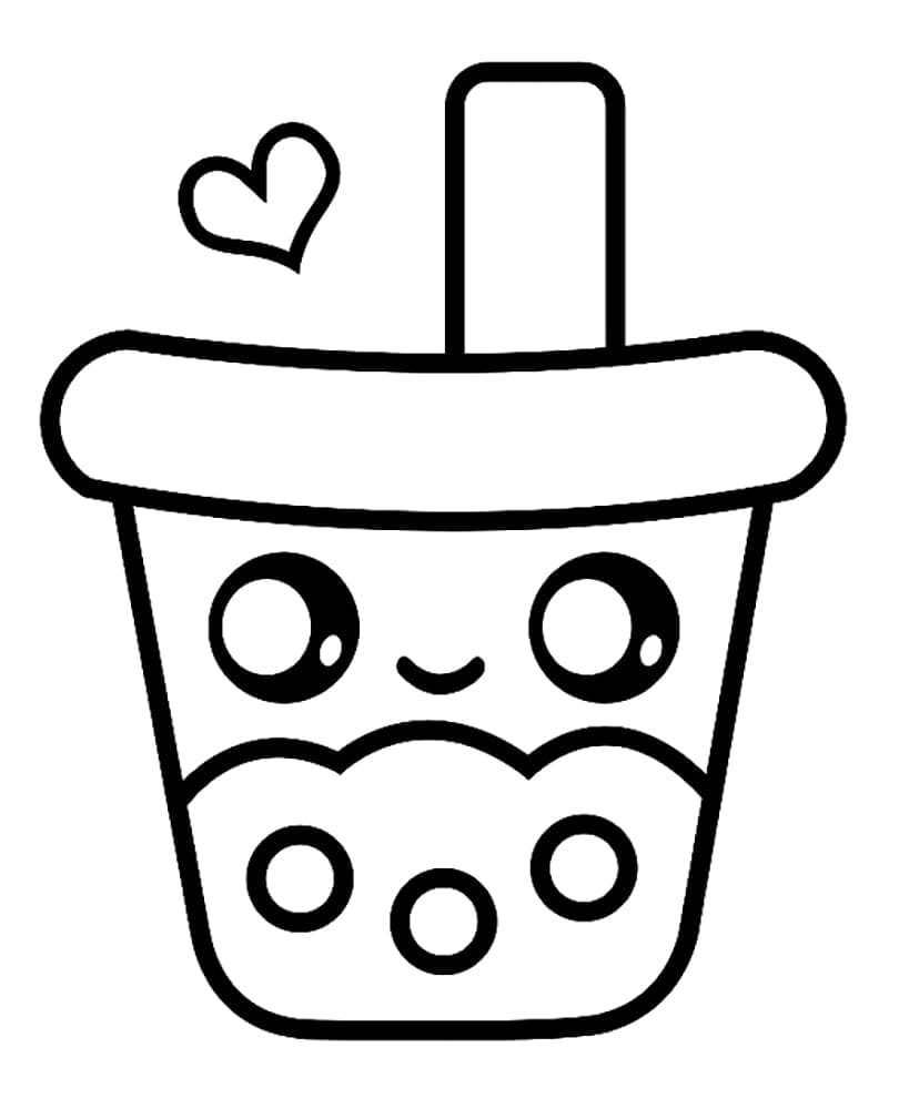 Koala Boba Tea Coloring - Play Free Coloring Game Online