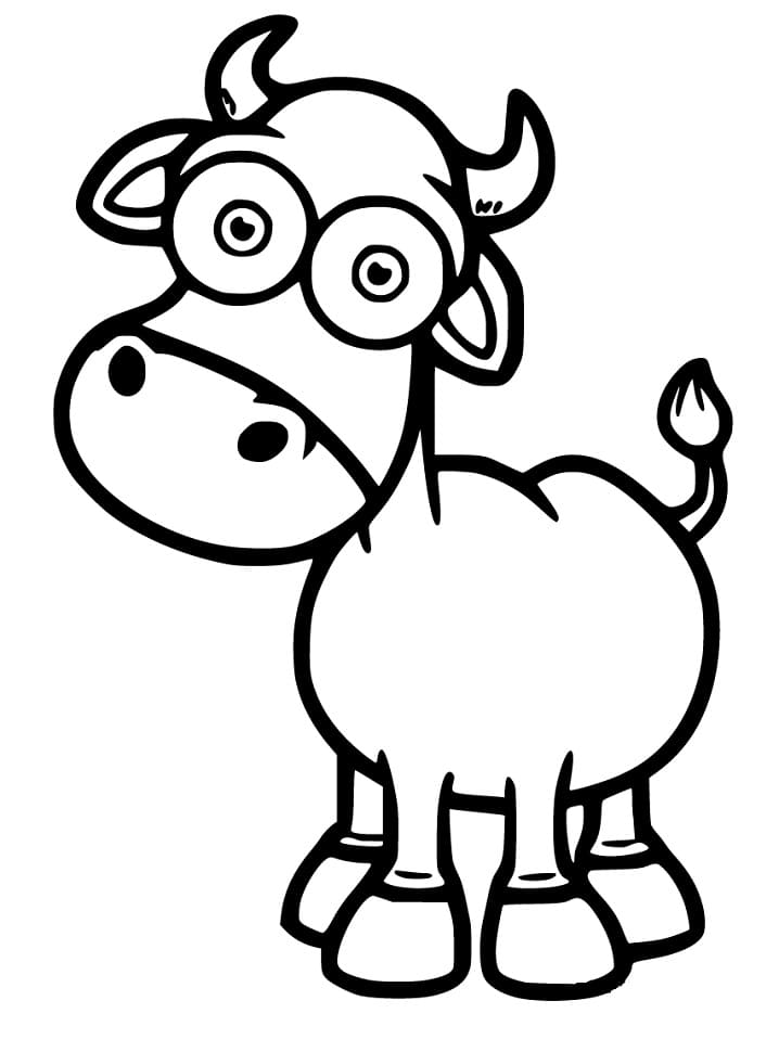 Cute Bull Coloring Game Cute Bull