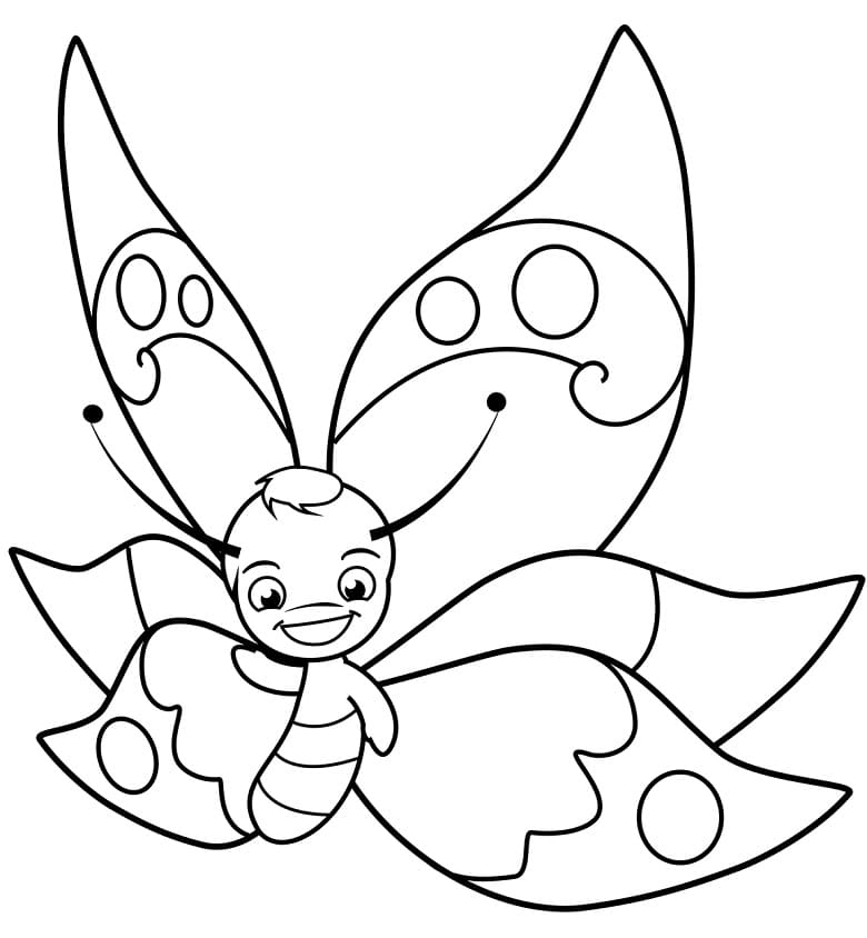 Cute Cartoon Butterfly