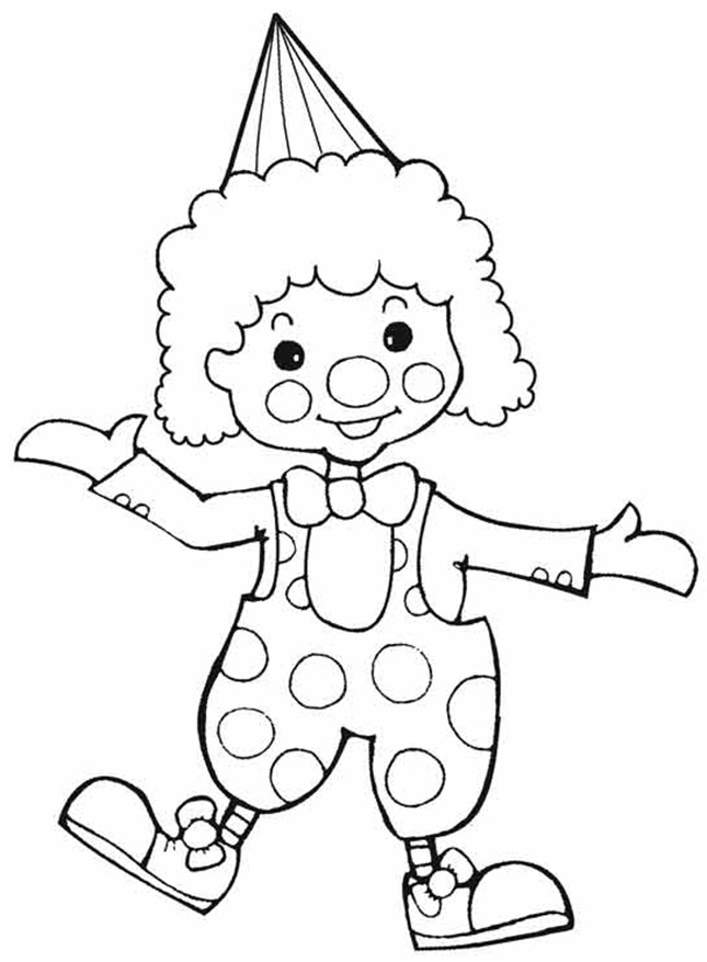 Cute Clown Coloring Game Cute Clown