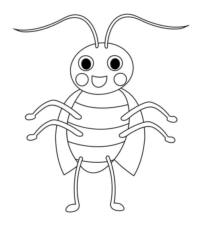 Cute Cockroach Coloring Game Cute Cockroach
