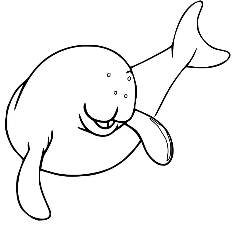 Cute Dugong Coloring Game Cute Dugong