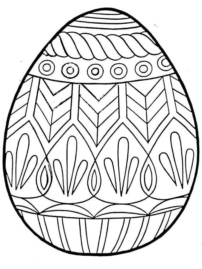 Cute Easter Egg 1 Coloring Game Cute Easter Egg 1