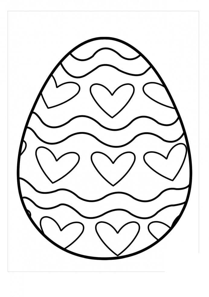 Cute Easter Egg Coloring Game Cute Easter Egg