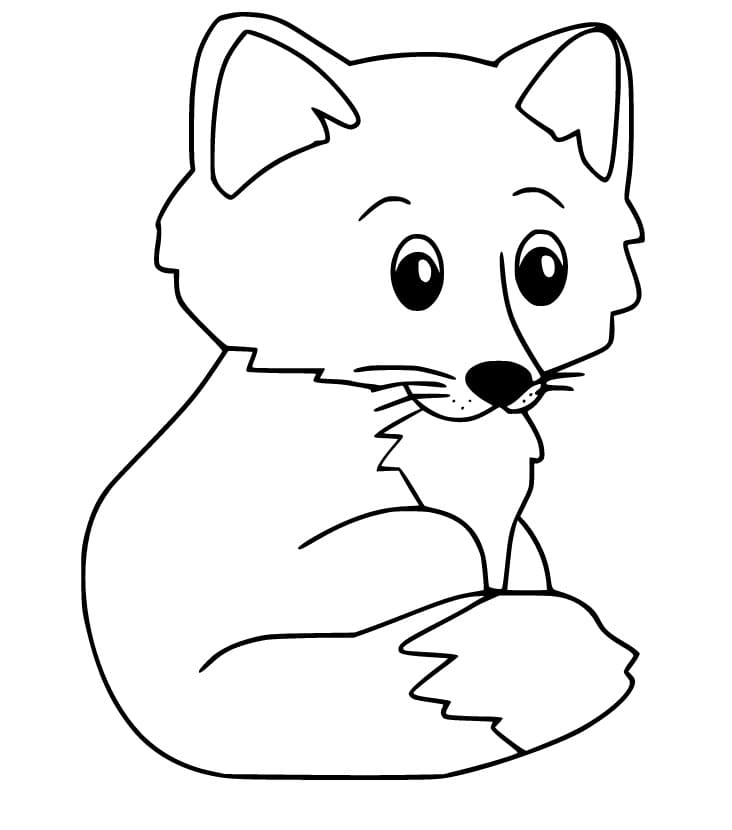 Cute Fox 1 Coloring Game Cute Fox 1