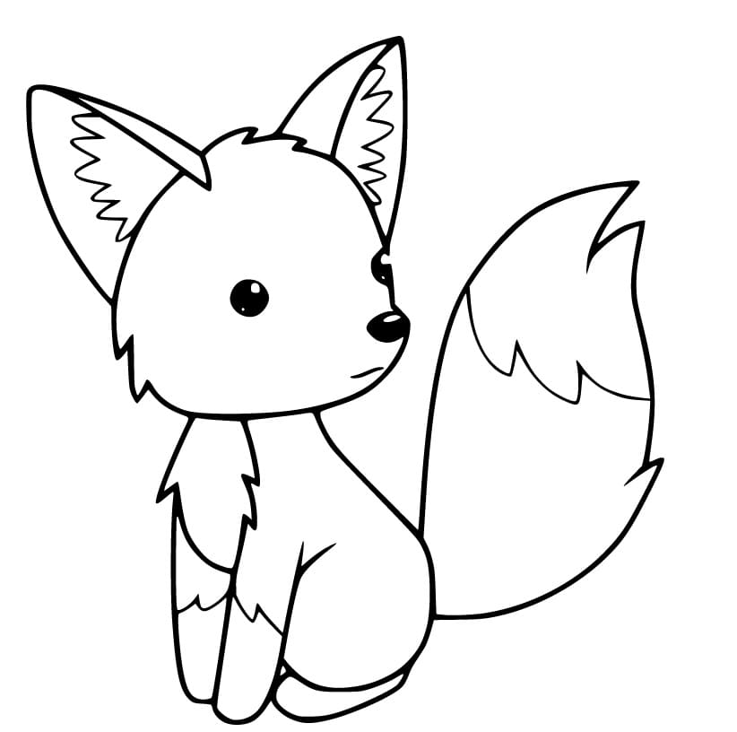 Cute Fox 2 Coloring Game Cute Fox 2