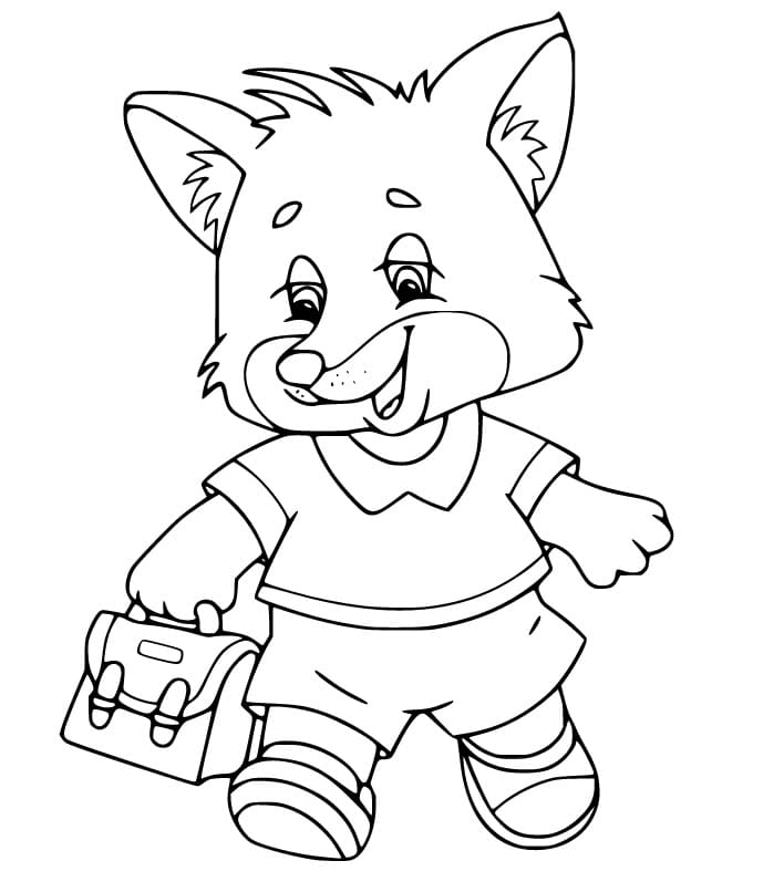 Cute Fox Coloring Games - ColoringGames.Net