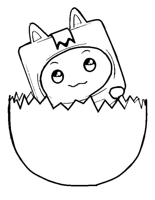 Cute Foxy in LankyBox Coloring Game Cute Foxy in LankyBox