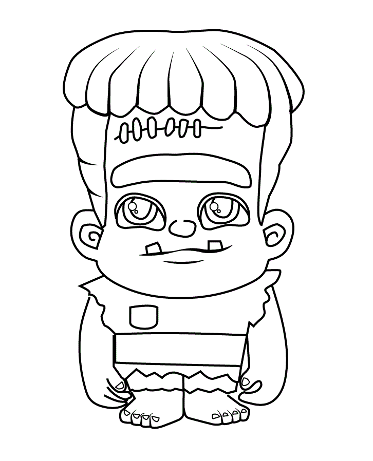 Cute Frankie from Super Monsters