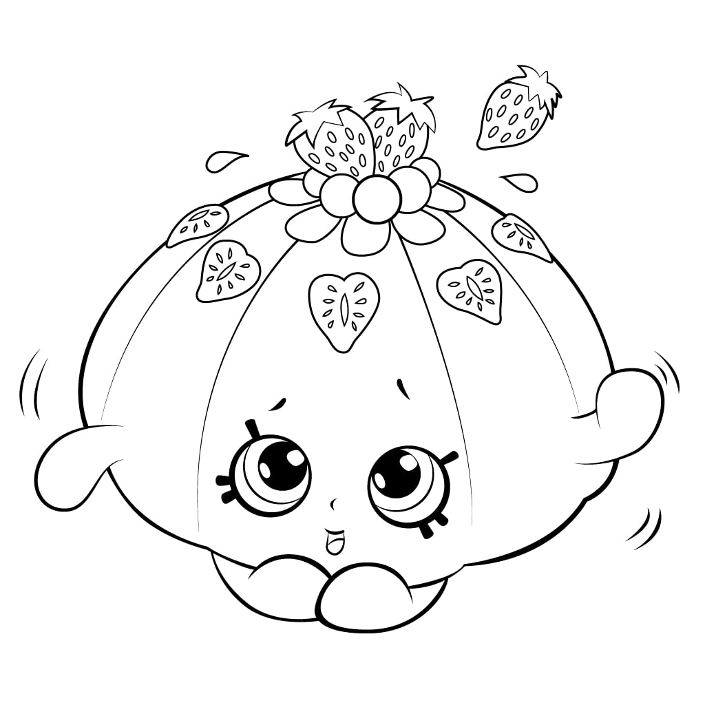 Cute Fruit Jello Shopkin Coloring Game Cute Fruit Jello Shopkin