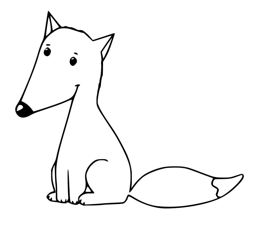 Cute Funny Fox Coloring Game Cute Funny Fox