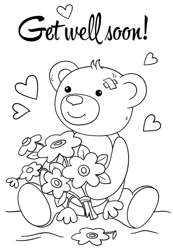 Get Well Soon Grandpa Coloring - Play Free Coloring Game Online