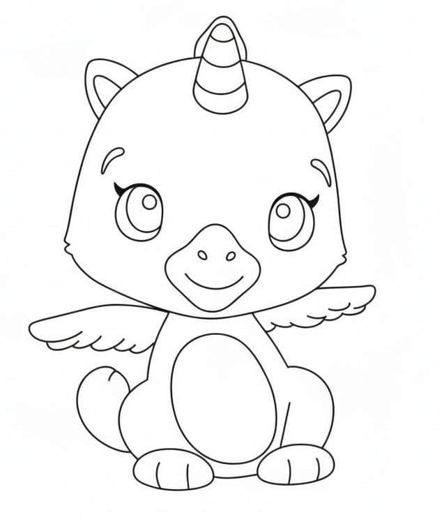 Cute Hatchimal Unicorn