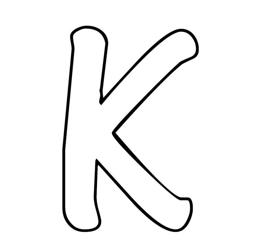 Cute Letter K Coloring Game Cute Letter K
