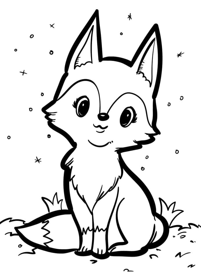 Cute Little Fox Coloring Game Cute Little Fox